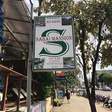 Ferienwohnung Sabai Mansion Ao Nang Exterior foto